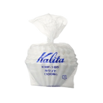 White coffee filter with 'Kalita' branding on a white background
