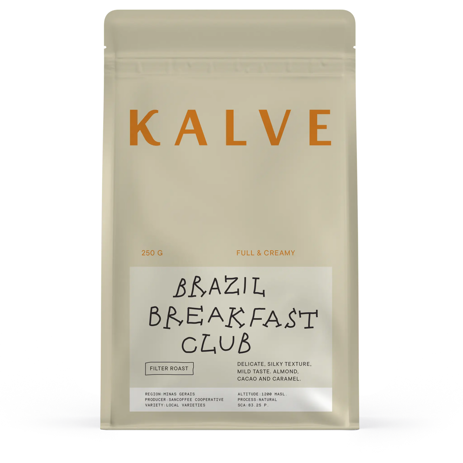 Brazilija, Breakfast Club – Sausasis - 250 g