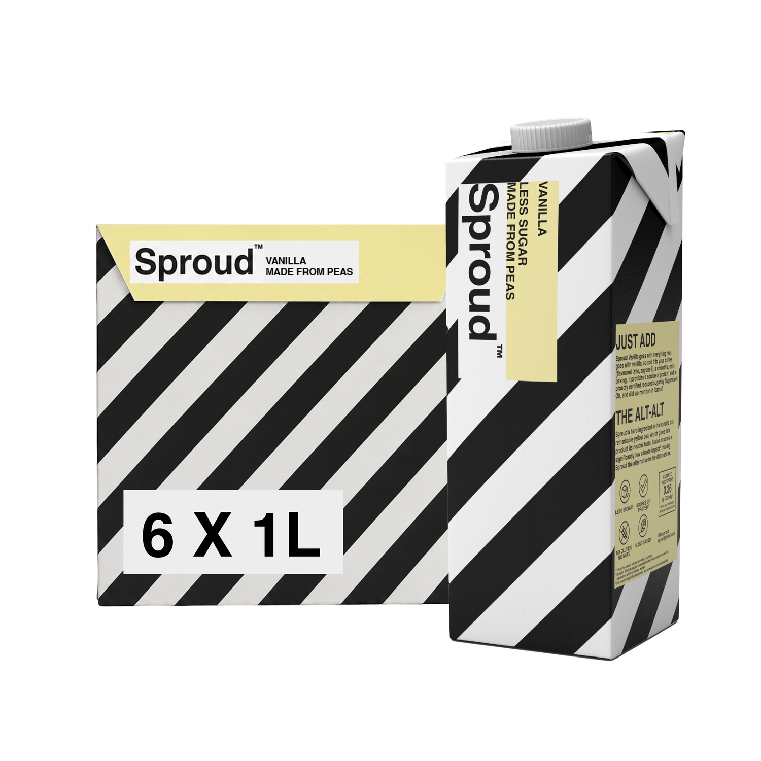 Sproud Vanilla six-pack (6x1L)