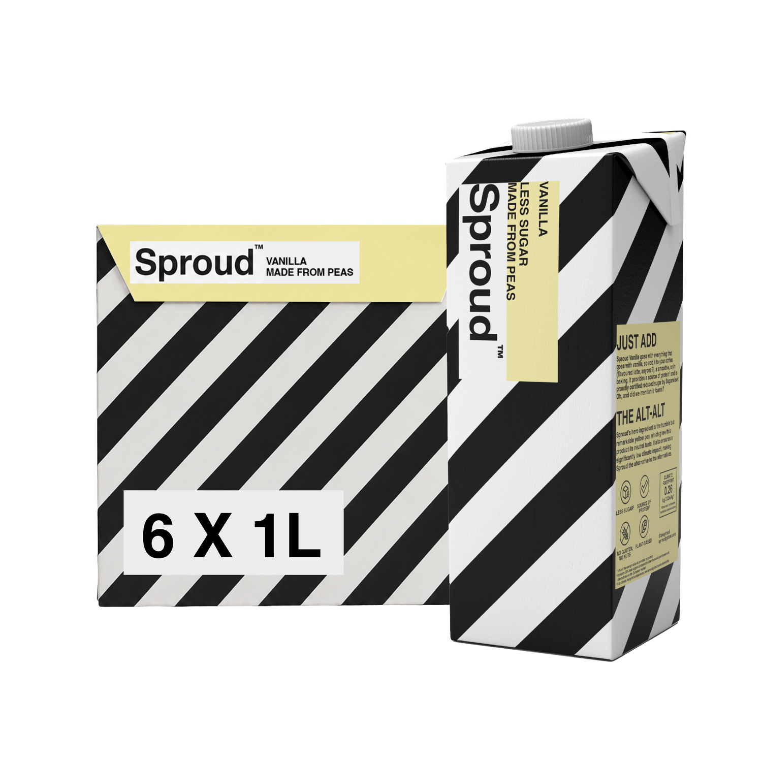 Sproud Vanilla six-pack (6x1L)